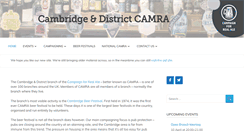 Desktop Screenshot of cambridge-camra.org.uk