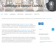 Tablet Screenshot of cambridge-camra.org.uk